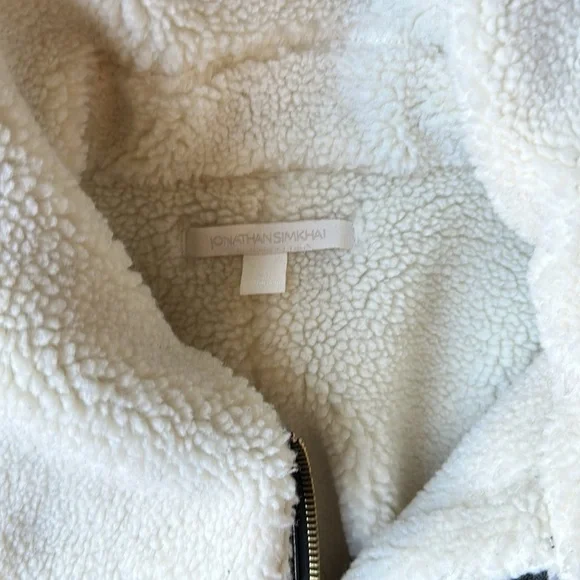 Jonathan Simkhai Sherling Jacket S - Picture 3 of 14